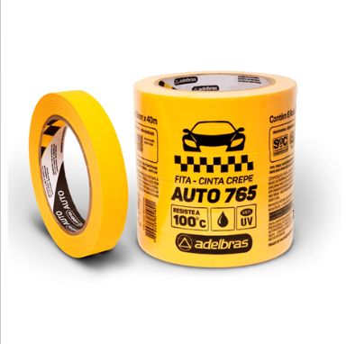 FITA CREPE AUTO ADELBRAS AMARELA 765 18m ...