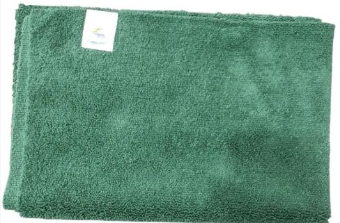 TOALHA 40X60 VERDE CORTE LASER  350GSM JS