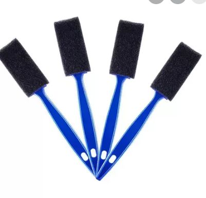 KIT 4 PINCEIS DE ESPUMA DETALHAMENTO VONIXX